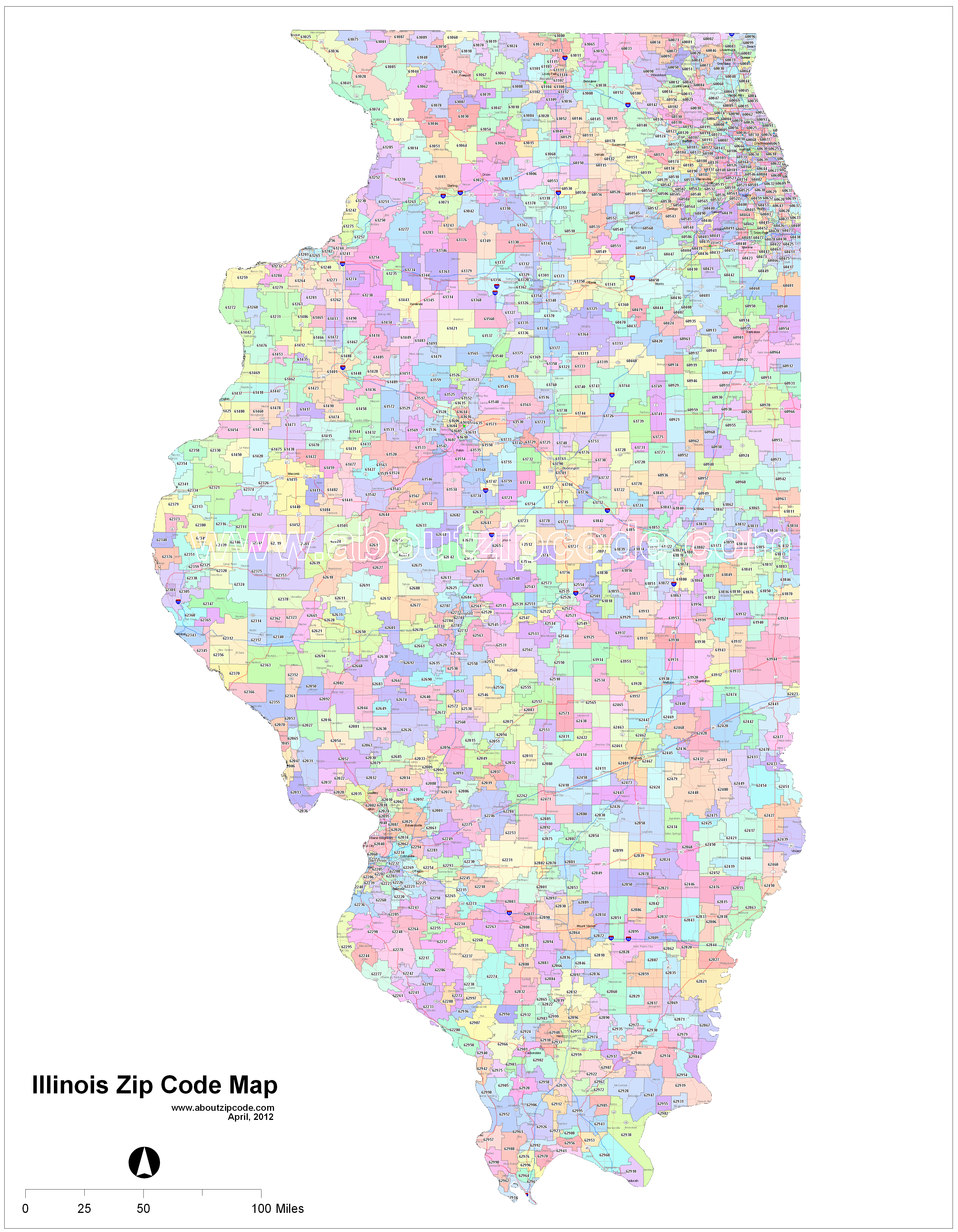Southern Illinois Zip Code Map Illinois Zip Code Maps - Free Illinois Zip Code Maps