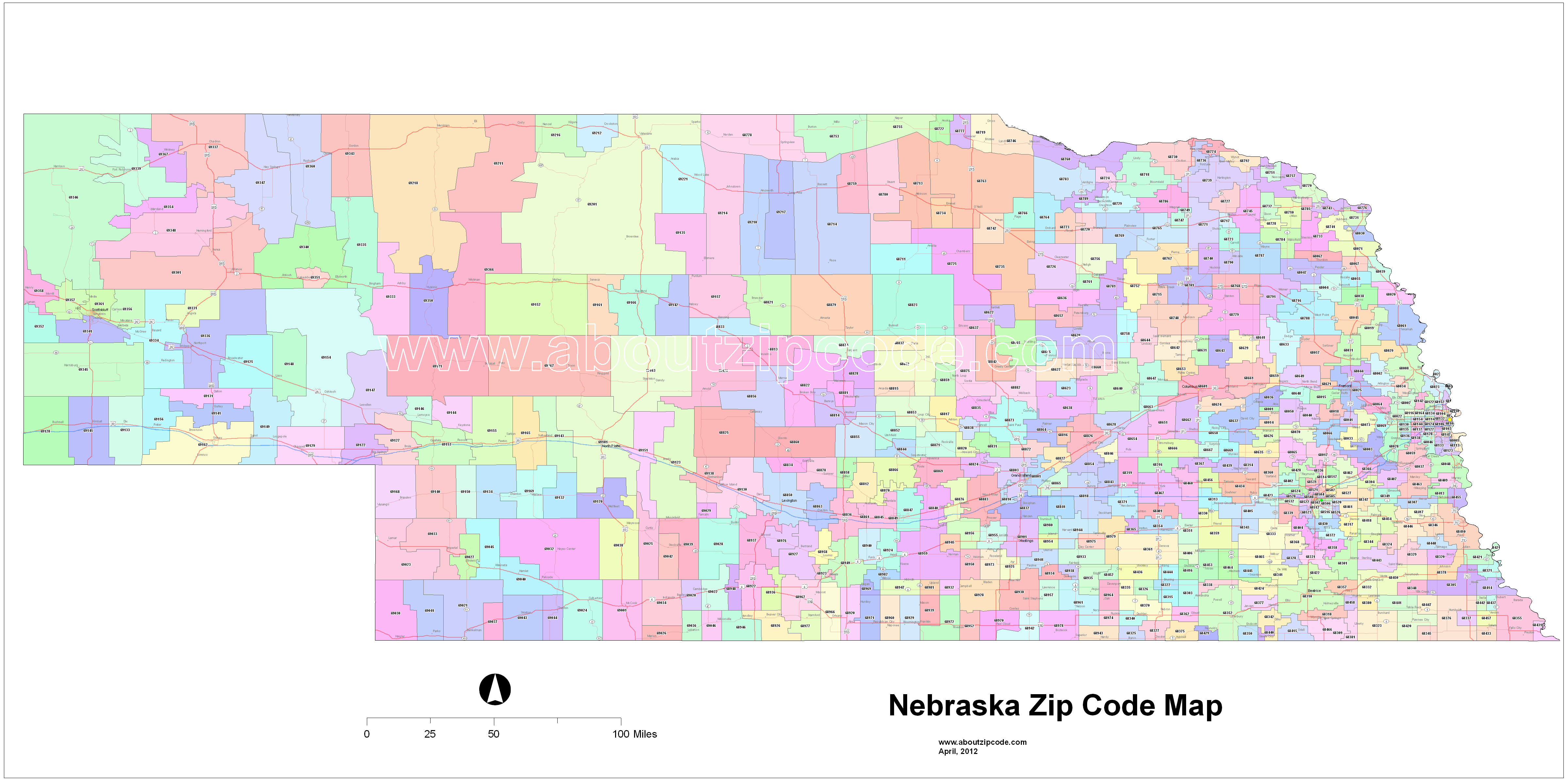 nebraska-zip-code-maps-free-nebraska-zip-code-maps